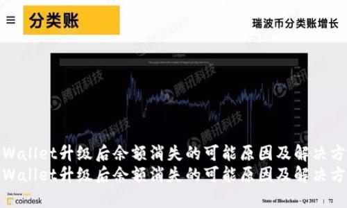 tpWallet升级后余额消失的可能原因及解决方案
tpWallet升级后余额消失的可能原因及解决方案