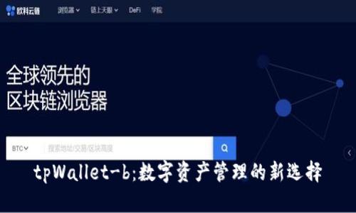 tpWallet-b：数字资产管理的新选择