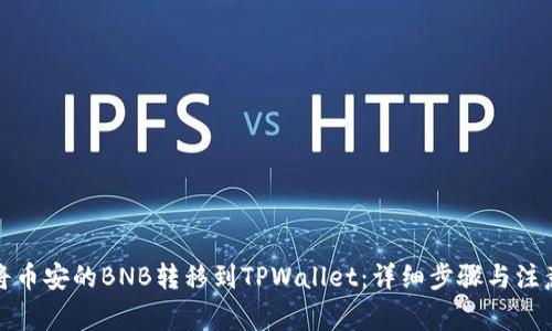 如何将币安的BNB转移到TPWallet:详细步骤与注意事项